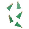 Glittered Wooden Pegs (6pcs) - Create Christmas - Tree