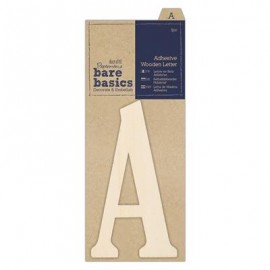 Adhesive Wooden Letter A (1pc)
