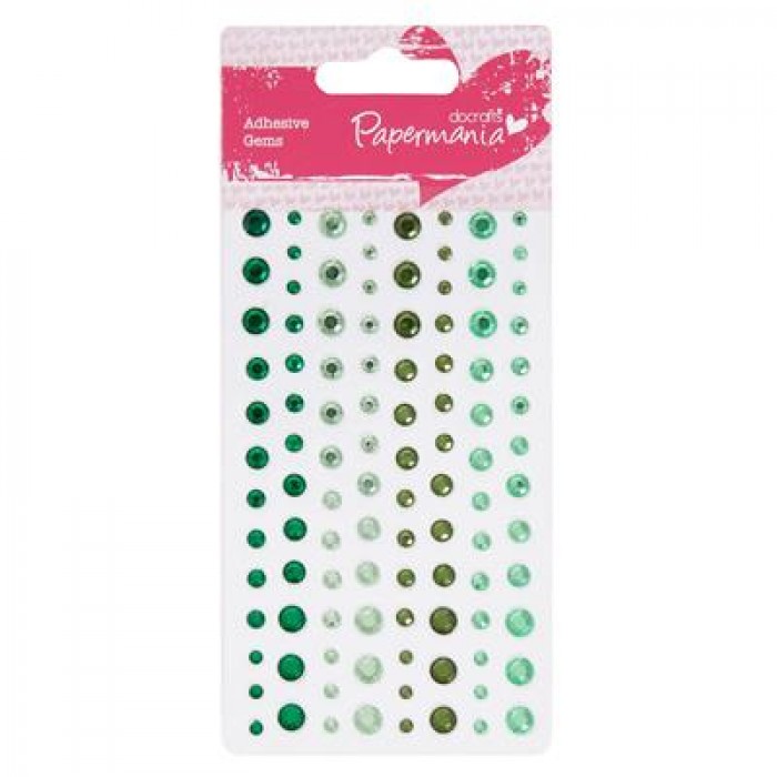 Adhesive Stones (104pcs) - Capsule - Verde