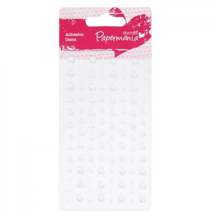 Adhesive Pearls (104pcs) - White