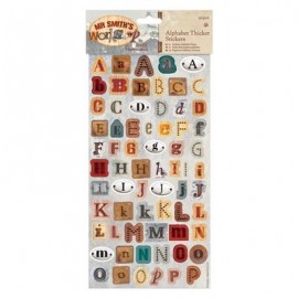 Alphabet Thicker Stickers (150pcs) - Mr Smith's Workshop