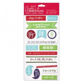 Christmas Thicker Stickers - Christmas Sentiments
