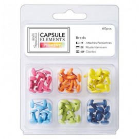 Brads (60pcs) - Capsule Collection - Elements Pigment