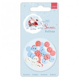 Buttons (30pcs) - At Home with Santa
