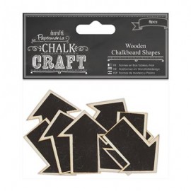 Wooden Chalkboard Shapes (8pcs) - Arrows