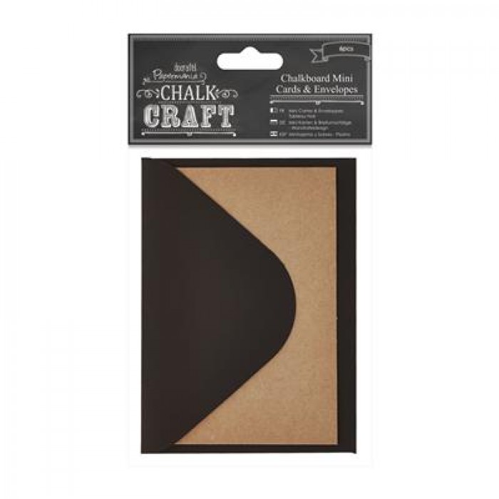 Chalkboard Mini Cards &amp; Envelopes (6pcs)