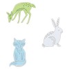 Die-cut Felt Animals (12pk) - Winter Woodland