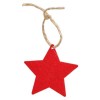 Create Christmas Red & White Felt Stars (8pcs)