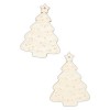 Etched Wooden Tags (4pk) - Create Christmas - Tree