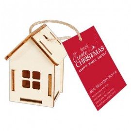 Mini Wooden House  - Create Christmas - 4 Window