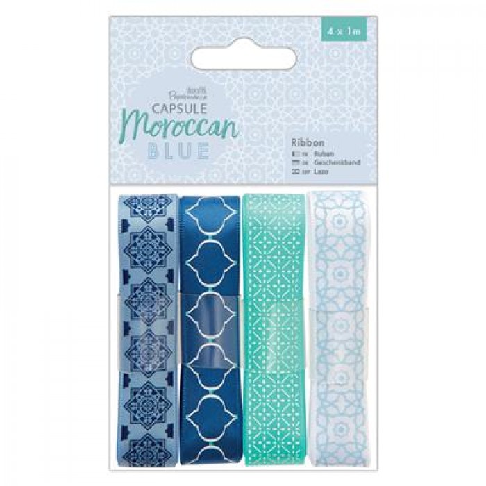 Ribbon (4 x 1m) - Capsule - Moroccan Blue