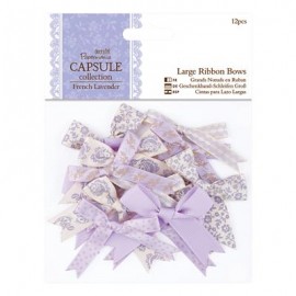Large Ribbon Bows (12pcs) - Capsule - French Lavender
