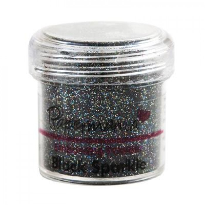 Embossing Powder (1oz) - Black Sparkle