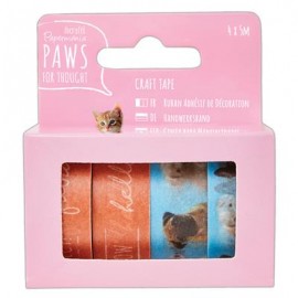 5m Craft Tape (4pcs) - Paws for Thought