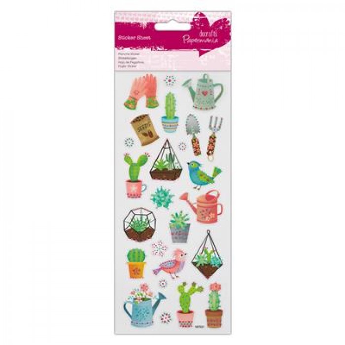 Glitter Stickers - Cactus Garden