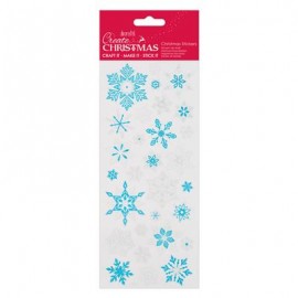 Shiny Outline Stickers - Snowflakes