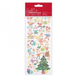 Foil Stickers - Create Christmas - Festive Dancing
