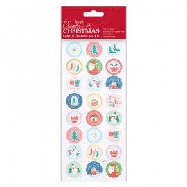 Foil Stickers - Create Christmas - Cute Circles