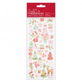 Foil Stickers - Create Christmas - Pink Trees