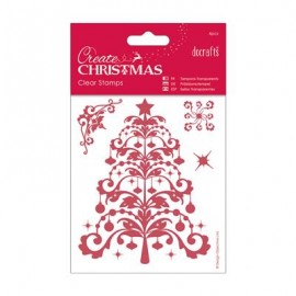 106 x 127mm Mini Clear Stamp - Christmas Tree