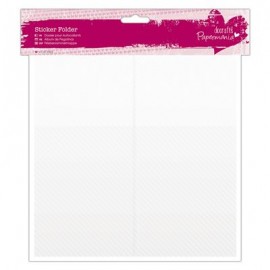 Sticker Folder (24 Sleeves/48 Compartments) - Clear