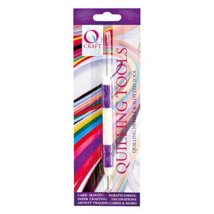 Quilling Needle &amp; Slotted Tool - Soft Grip