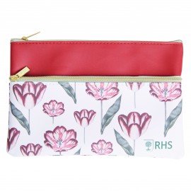 Etui met dubbele ritssluiting - Tulpen