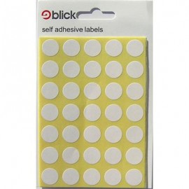 Blick Labels Circles White 13mm 245 Labels
