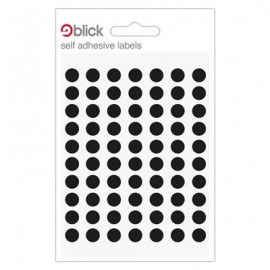 Blick Labels Circles Black 8mm 490 Labels