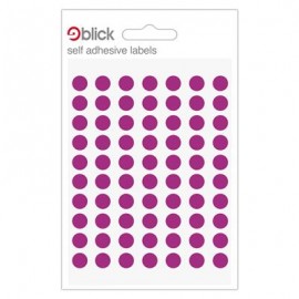 Blick Labels Circles Purple 8mm 490 Labels