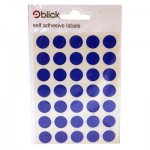 Blick Labels Circles Blue 13mm 140 Labels