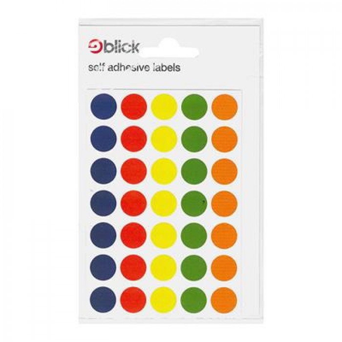 Blick Labels Circles Assorted 13mm 140 Labels