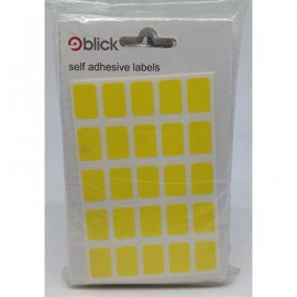 Blick Labels Yellow 12 x 18mm 175 labels