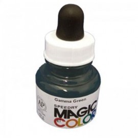 Magic Color Ink Liquid Acrylic Gamma Green 28ml with pipette MC300