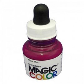 Magic Color Ink Liquid Acrylic Mars Red 28ml with pipette MC610