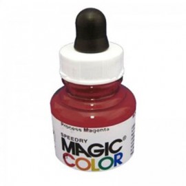 Magic Color Ink Liquid Acrylic Process Magenta 28ml with pipette MC620