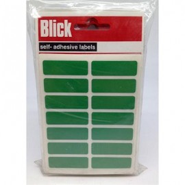 Blick Labels Green 12 x 38mm 98 Labels