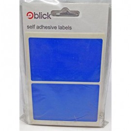 Blick Labels Blue 50 x 80mm 8 Labels