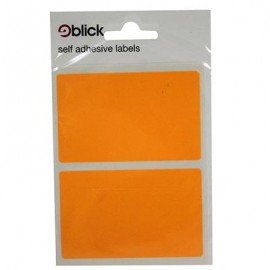 Blick Labels Fluorescent Orange 50 x 80mm 8 Labels