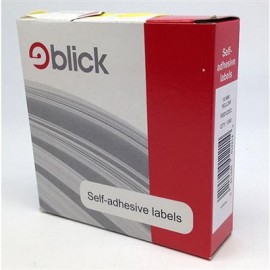 Blick Labels Dispenser Pack Circles Yellow 19mm 1280 Labels