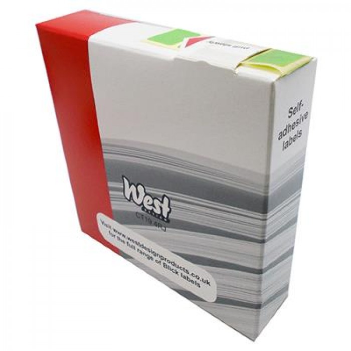 Blick Labels Dispenser Pack Green 12 x 18mm 1792 Labels