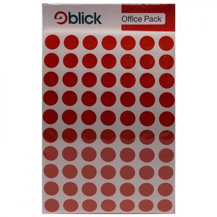 Blick Labels Office Pack Circles Red 13mm 2240 Labels