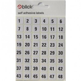 Blick Labels 00-99 13 x 13mm 144 Labels