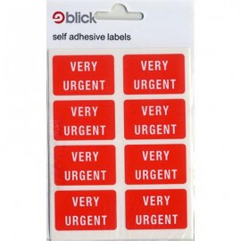 Blick Labels Very Urgent Labels