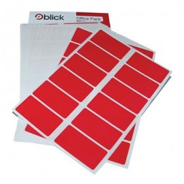 Blick Labels Office Pack Red 25 x 50mm 320 Labels