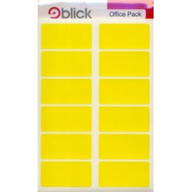 Blick Labels Office Pack Yellow 25 x 50mm 320 Labels