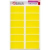 Blick Labels Office Pack Yellow 25 x 50mm 320 Labels