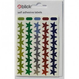 Blick Labels Metallic Stars Assorted 14mm 90 Stickers