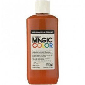 Magic Color Ink Liquid Acrylic Omega Orange 250ml MC200