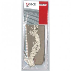 Blick Tags Luggage Buff 120 x 60mm Pack 10